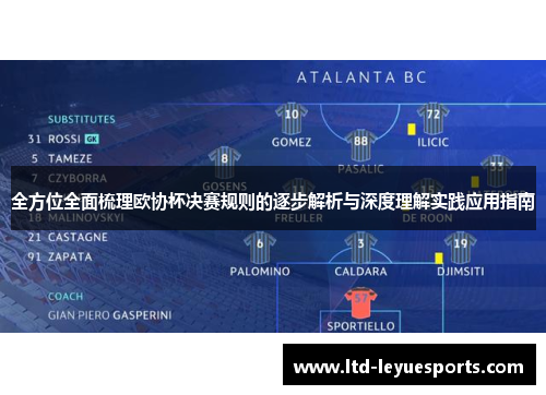 全方位全面梳理欧协杯决赛规则的逐步解析与深度理解实践应用指南